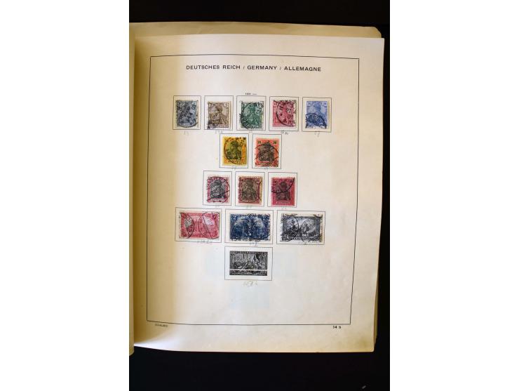 1872/1949, postfrischer, ungebrauchter und gestempelter Posten mit Sammlungen und Doubletten Dt. Reich und Alliierte Besetzun