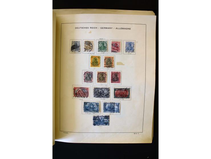 1872/1949, postfrischer, ungebrauchter und gestempelter Posten mit Sammlungen und Doubletten Dt. Reich und Alliierte Besetzun
