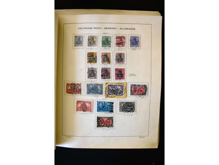 1872/1949, postfrischer, ungebrauchter und gestempelter Posten mit Sammlungen und Doubletten Dt. Reich und Alliierte Besetzun