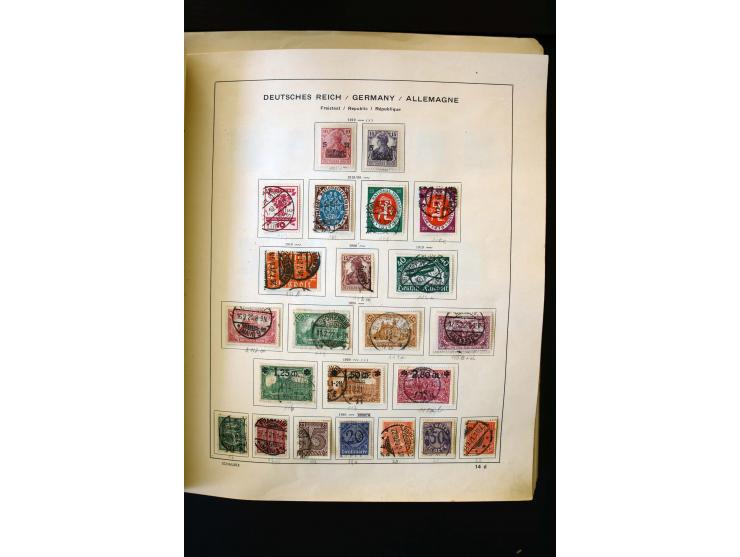 1872/1949, postfrischer, ungebrauchter und gestempelter Posten mit Sammlungen und Doubletten Dt. Reich und Alliierte Besetzun