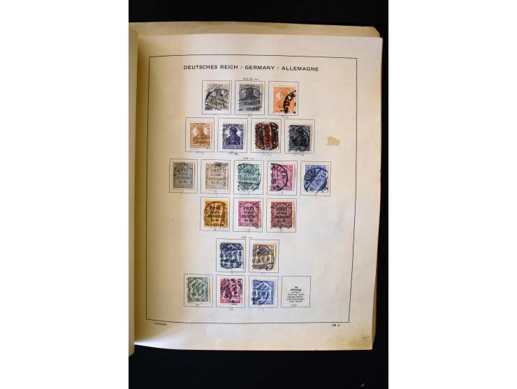 1872/1949, postfrischer, ungebrauchter und gestempelter Posten mit Sammlungen und Doubletten Dt. Reich und Alliierte Besetzun
