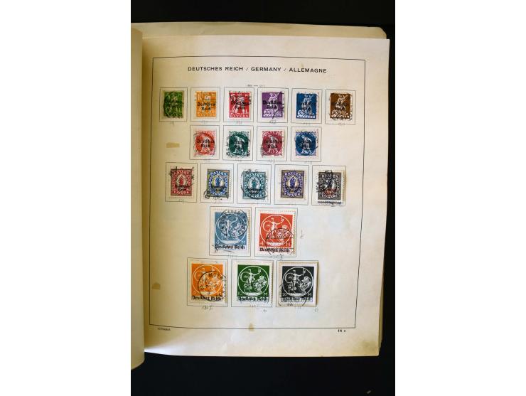 1872/1949, postfrischer, ungebrauchter und gestempelter Posten mit Sammlungen und Doubletten Dt. Reich und Alliierte Besetzun