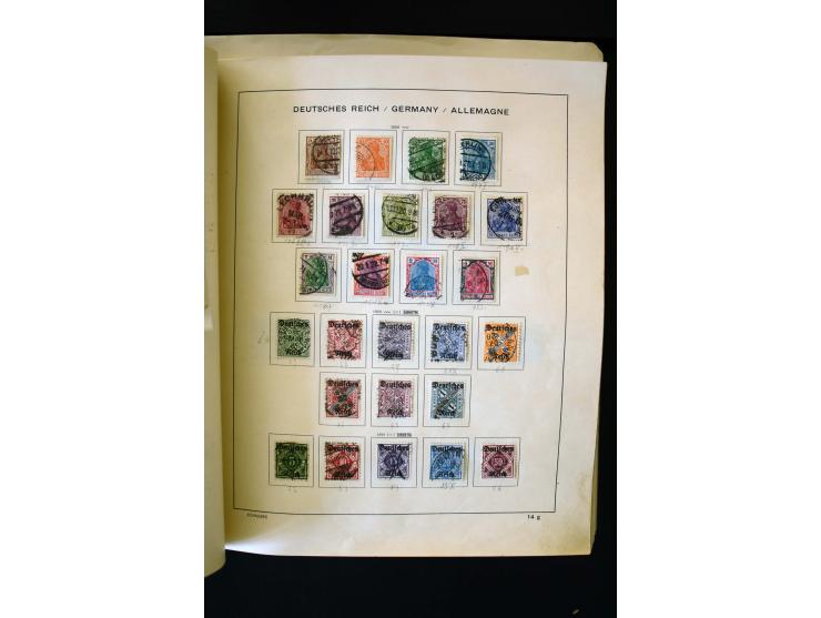 1872/1949, postfrischer, ungebrauchter und gestempelter Posten mit Sammlungen und Doubletten Dt. Reich und Alliierte Besetzun