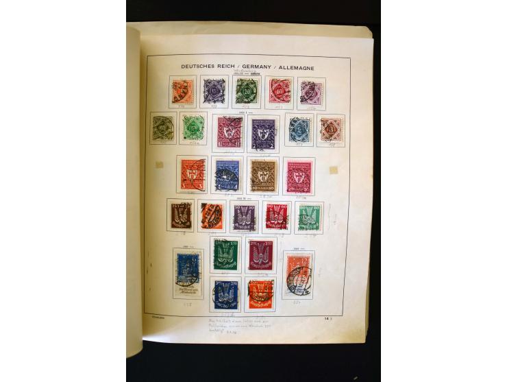 1872/1949, postfrischer, ungebrauchter und gestempelter Posten mit Sammlungen und Doubletten Dt. Reich und Alliierte Besetzun