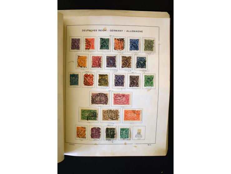 1872/1949, postfrischer, ungebrauchter und gestempelter Posten mit Sammlungen und Doubletten Dt. Reich und Alliierte Besetzun