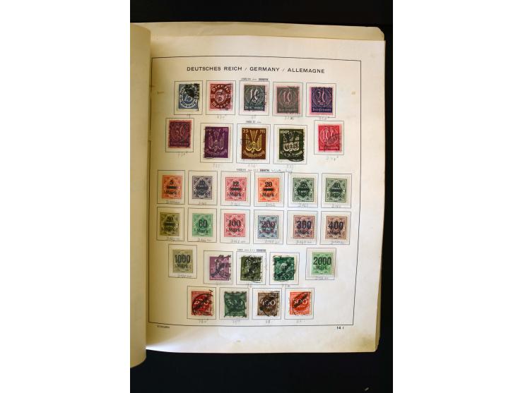 1872/1949, postfrischer, ungebrauchter und gestempelter Posten mit Sammlungen und Doubletten Dt. Reich und Alliierte Besetzun