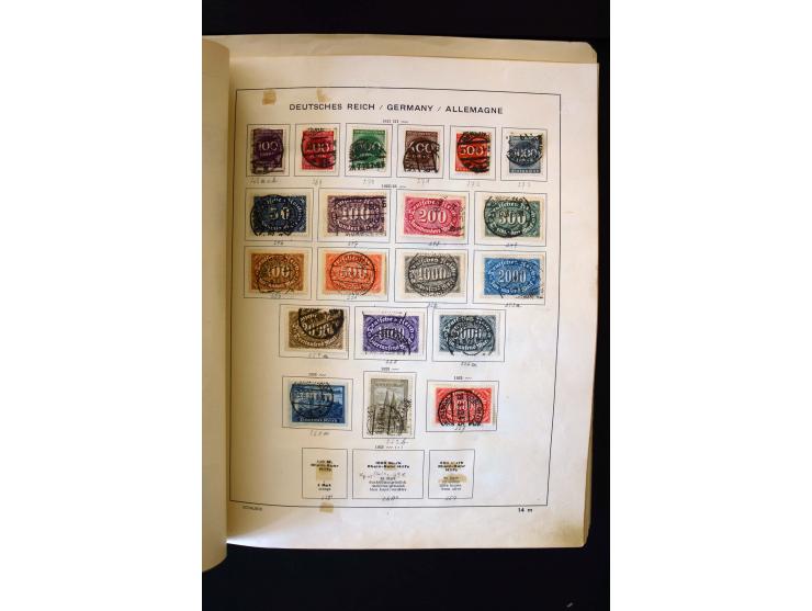 1872/1949, postfrischer, ungebrauchter und gestempelter Posten mit Sammlungen und Doubletten Dt. Reich und Alliierte Besetzun