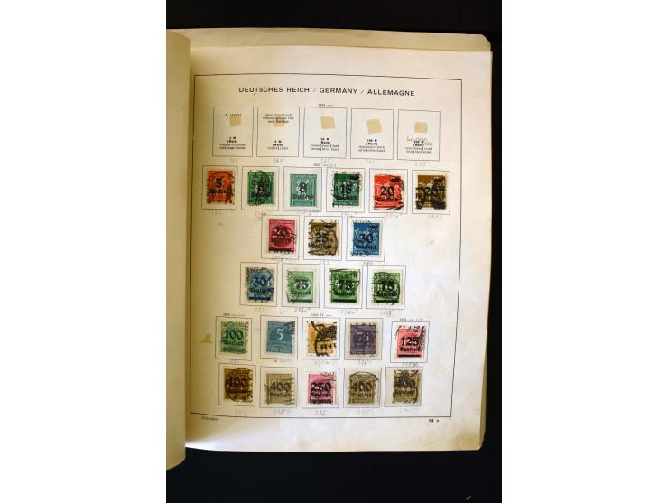 1872/1949, postfrischer, ungebrauchter und gestempelter Posten mit Sammlungen und Doubletten Dt. Reich und Alliierte Besetzun