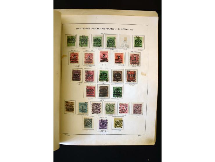 1872/1949, postfrischer, ungebrauchter und gestempelter Posten mit Sammlungen und Doubletten Dt. Reich und Alliierte Besetzun