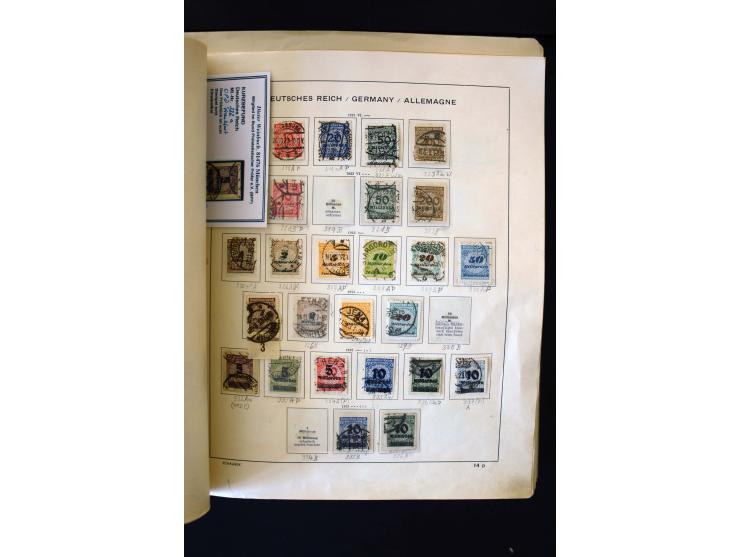 1872/1949, postfrischer, ungebrauchter und gestempelter Posten mit Sammlungen und Doubletten Dt. Reich und Alliierte Besetzun