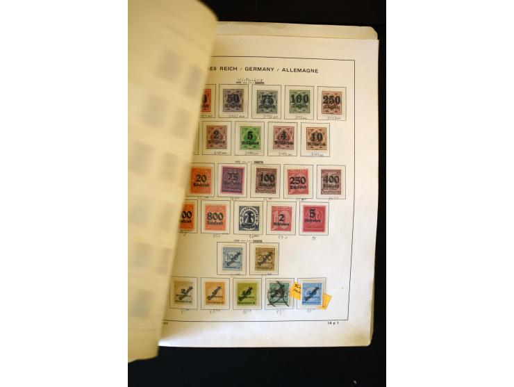 1872/1949, postfrischer, ungebrauchter und gestempelter Posten mit Sammlungen und Doubletten Dt. Reich und Alliierte Besetzun