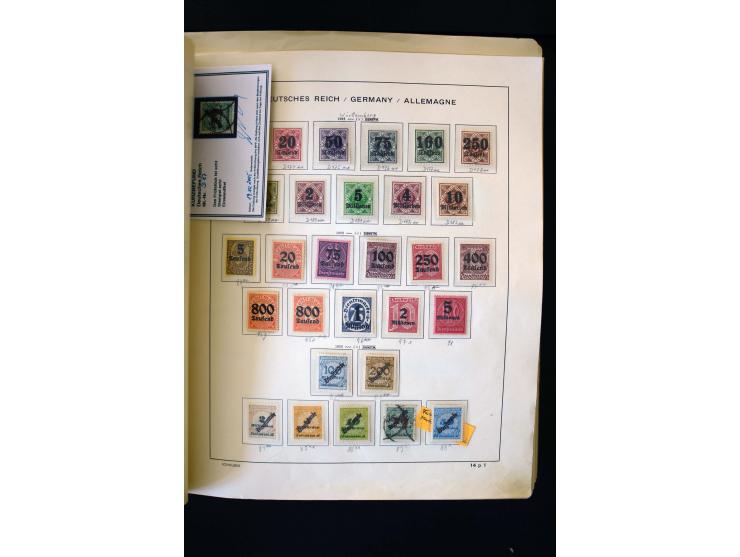 1872/1949, postfrischer, ungebrauchter und gestempelter Posten mit Sammlungen und Doubletten Dt. Reich und Alliierte Besetzun