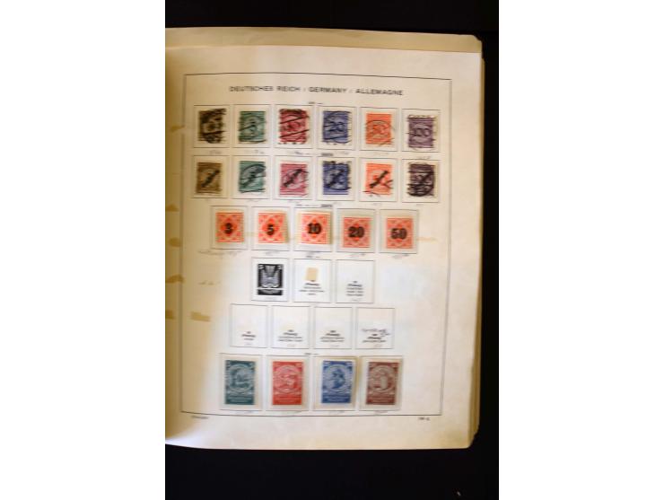 1872/1949, postfrischer, ungebrauchter und gestempelter Posten mit Sammlungen und Doubletten Dt. Reich und Alliierte Besetzun