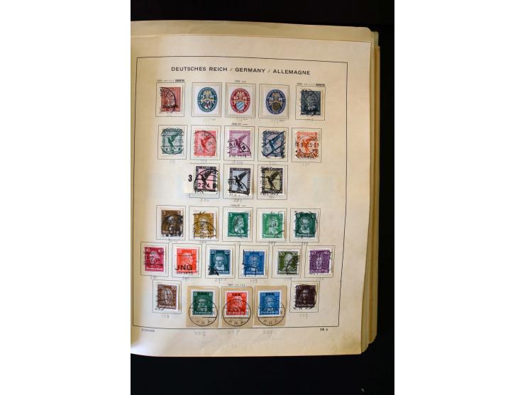 1872/1949, postfrischer, ungebrauchter und gestempelter Posten mit Sammlungen und Doubletten Dt. Reich und Alliierte Besetzun