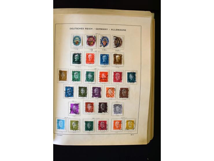1872/1949, postfrischer, ungebrauchter und gestempelter Posten mit Sammlungen und Doubletten Dt. Reich und Alliierte Besetzun