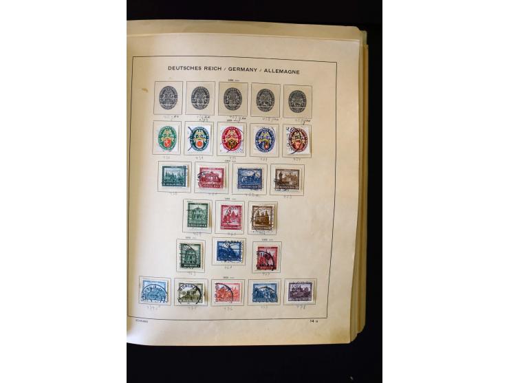 1872/1949, postfrischer, ungebrauchter und gestempelter Posten mit Sammlungen und Doubletten Dt. Reich und Alliierte Besetzun