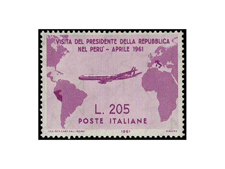 1961, Gronchi Rosa 205 l., unmounted mint (Mi. 1.400,-)
