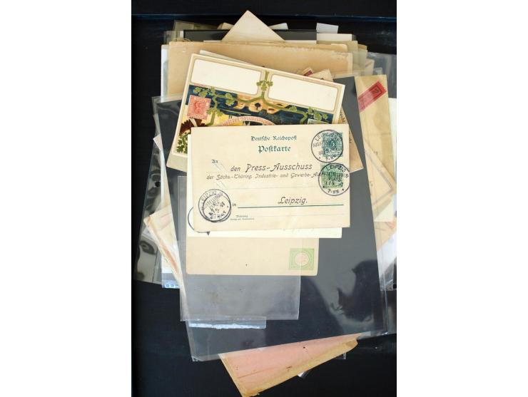 1875/1948, interessanter Posten mit Schwerpunkt Deutsches Reich, dabei Auslandspost mit besseren Destinationen, R-Briefe, Por