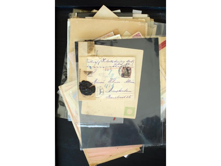 1875/1948, interessanter Posten mit Schwerpunkt Deutsches Reich, dabei Auslandspost mit besseren Destinationen, R-Briefe, Por