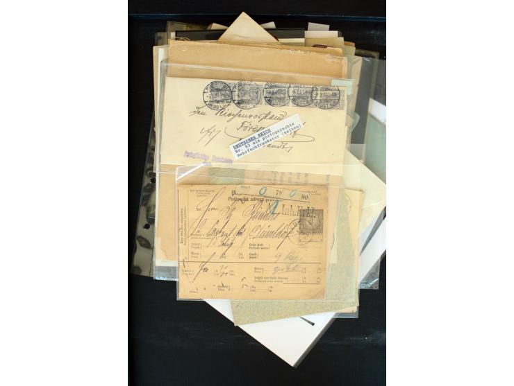 1875/1948, interessanter Posten mit Schwerpunkt Deutsches Reich, dabei Auslandspost mit besseren Destinationen, R-Briefe, Por