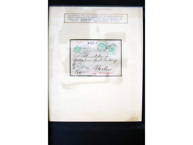 1875/1948, interessanter Posten mit Schwerpunkt Deutsches Reich, dabei Auslandspost mit besseren Destinationen, R-Briefe, Por