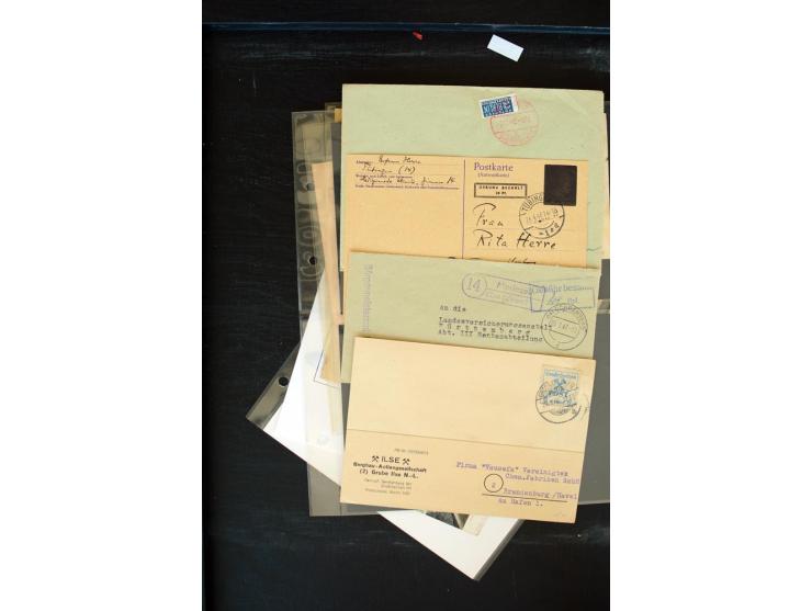 1875/1948, interessanter Posten mit Schwerpunkt Deutsches Reich, dabei Auslandspost mit besseren Destinationen, R-Briefe, Por