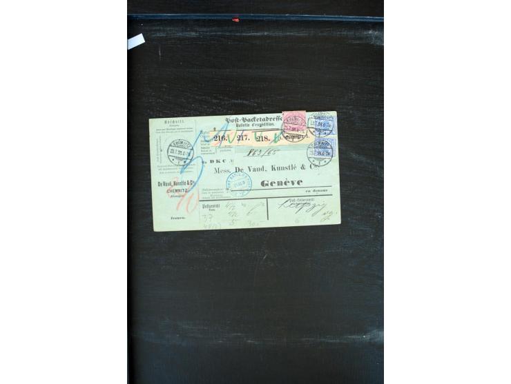 1875/1948, interessanter Posten mit Schwerpunkt Deutsches Reich, dabei Auslandspost mit besseren Destinationen, R-Briefe, Por