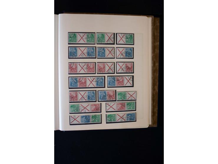 1945/60, postfrische, ungebrauchte und gestempelte Sammlung mit Gemeinschaftsausgaben, Bizone, SBZ, DDR, Bund (mit allen gute