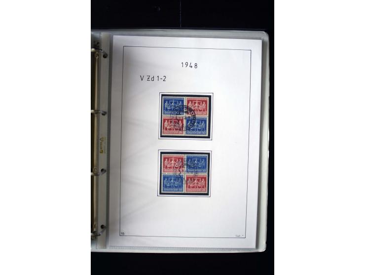 1946/48, gestempelte, stark spezialisierte Sammlung, dabei viele gute Farben (sign. oder mit Fotobefund Arge Kontrollrat), Ob
