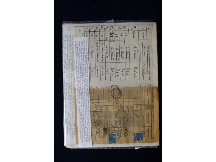 1946/1948, interessante Sammlung mit fast 250 Briefen, Karten und Ganzsachen, dabei einige Februar-Verwendungen mit besseren,
