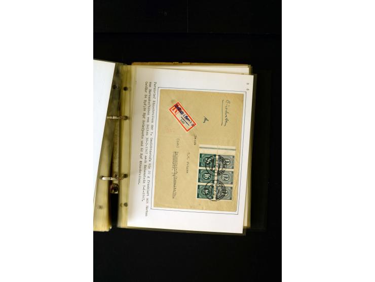 1946/1948, interessante Sammlung mit fast 250 Briefen, Karten und Ganzsachen, dabei einige Februar-Verwendungen mit besseren,