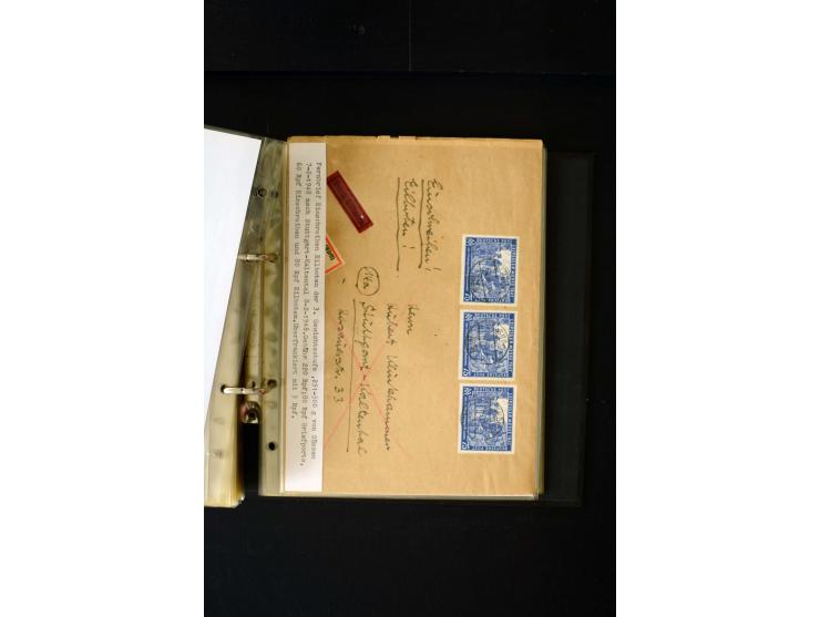 1946/1948, interessante Sammlung mit fast 250 Briefen, Karten und Ganzsachen, dabei einige Februar-Verwendungen mit besseren,