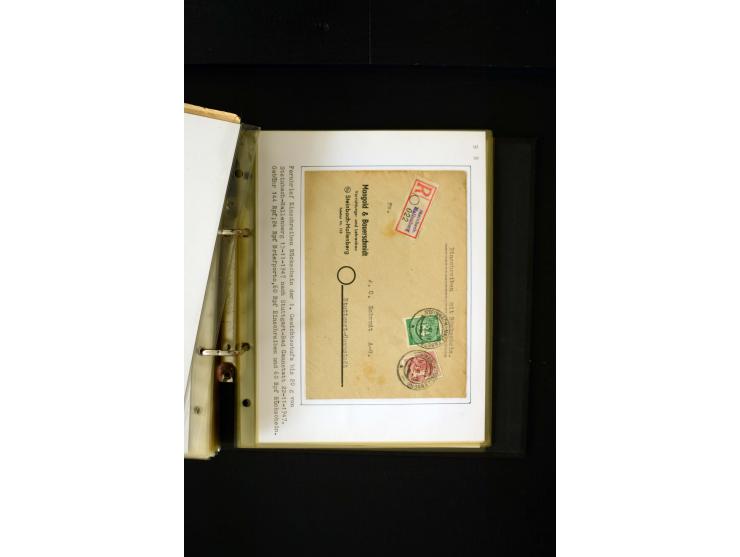 1946/1948, interessante Sammlung mit fast 250 Briefen, Karten und Ganzsachen, dabei einige Februar-Verwendungen mit besseren,