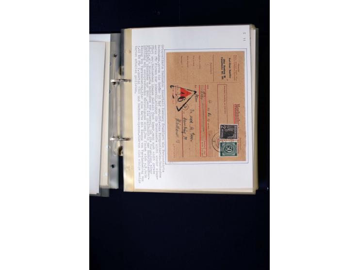 1946/1948, interessante Sammlung mit fast 250 Briefen, Karten und Ganzsachen, dabei einige Februar-Verwendungen mit besseren,