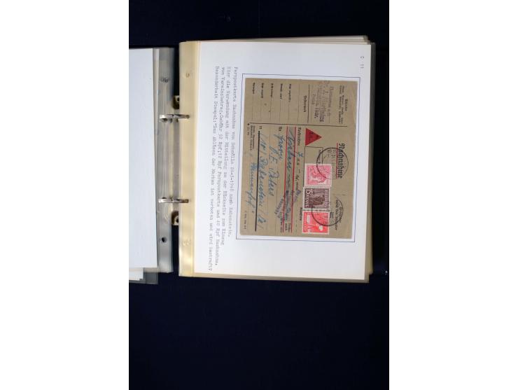 1946/1948, interessante Sammlung mit fast 250 Briefen, Karten und Ganzsachen, dabei einige Februar-Verwendungen mit besseren,
