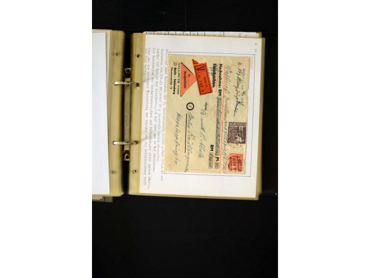 1946/1948, interessante Sammlung mit fast 250 Briefen, Karten und Ganzsachen, dabei einige Februar-Verwendungen mit besseren,