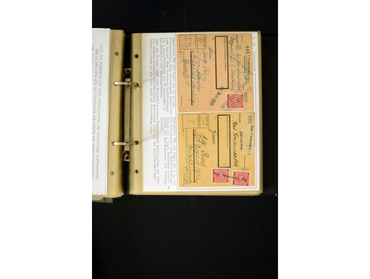 1946/1948, interessante Sammlung mit fast 250 Briefen, Karten und Ganzsachen, dabei einige Februar-Verwendungen mit besseren,