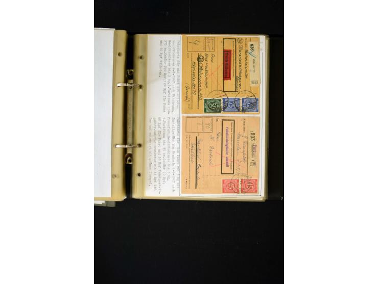 1946/1948, interessante Sammlung mit fast 250 Briefen, Karten und Ganzsachen, dabei einige Februar-Verwendungen mit besseren,