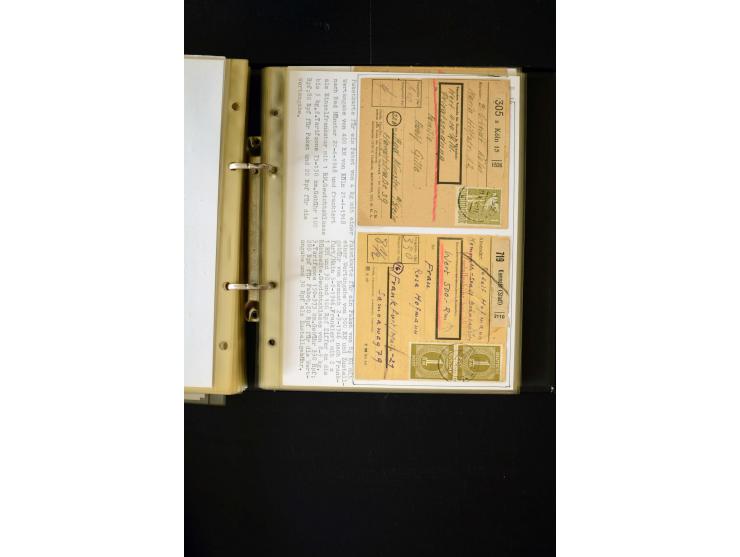 1946/1948, interessante Sammlung mit fast 250 Briefen, Karten und Ganzsachen, dabei einige Februar-Verwendungen mit besseren,