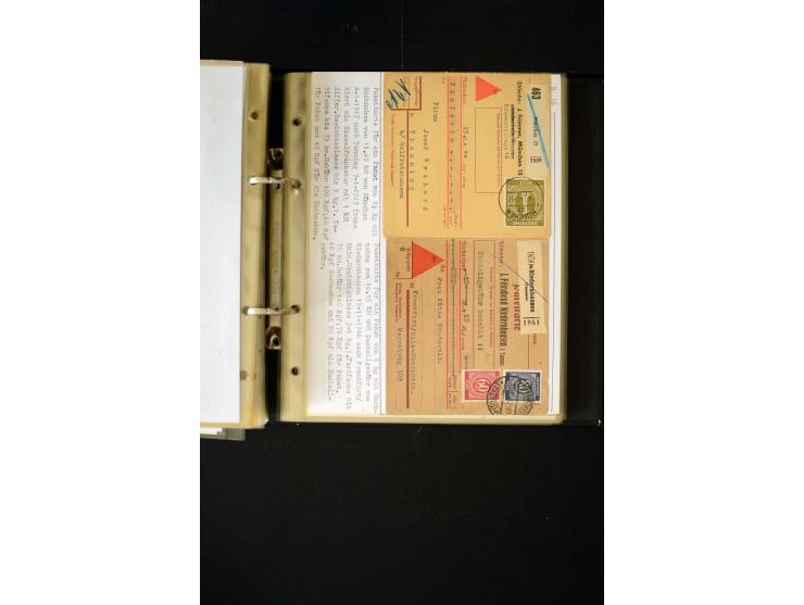 1946/1948, interessante Sammlung mit fast 250 Briefen, Karten und Ganzsachen, dabei einige Februar-Verwendungen mit besseren,