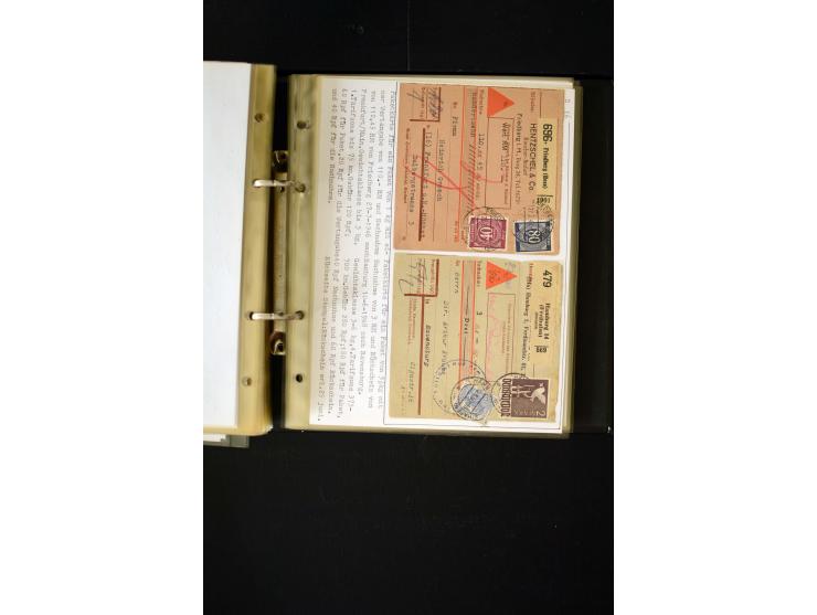 1946/1948, interessante Sammlung mit fast 250 Briefen, Karten und Ganzsachen, dabei einige Februar-Verwendungen mit besseren,