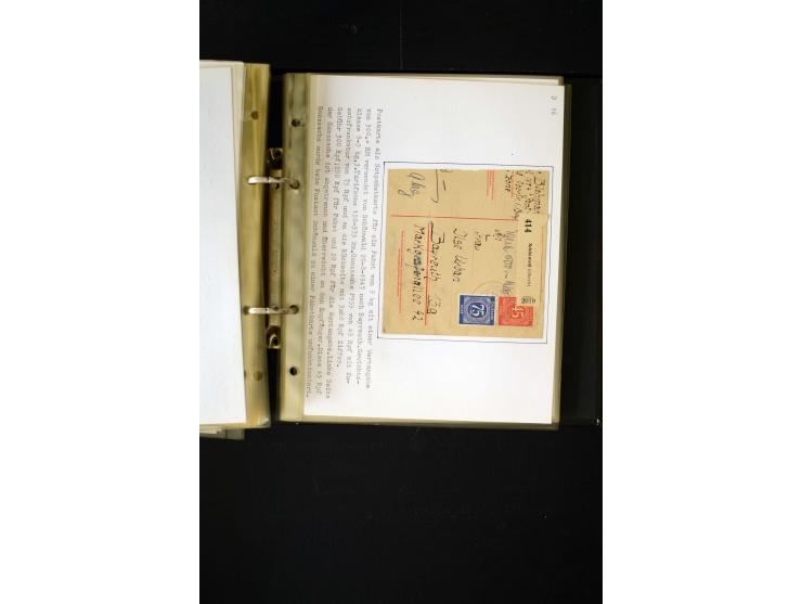 1946/1948, interessante Sammlung mit fast 250 Briefen, Karten und Ganzsachen, dabei einige Februar-Verwendungen mit besseren,