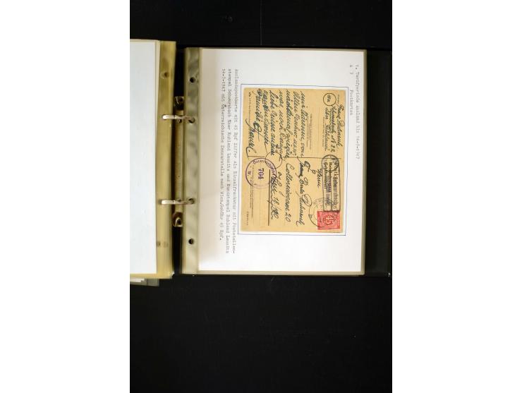 1946/1948, interessante Sammlung mit fast 250 Briefen, Karten und Ganzsachen, dabei einige Februar-Verwendungen mit besseren,