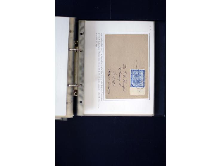 1946/1948, interessante Sammlung mit fast 250 Briefen, Karten und Ganzsachen, dabei einige Februar-Verwendungen mit besseren,
