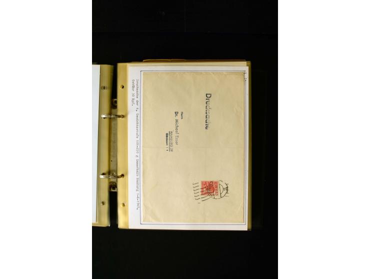 1946/1948, interessante Sammlung mit fast 250 Briefen, Karten und Ganzsachen, dabei einige Februar-Verwendungen mit besseren,