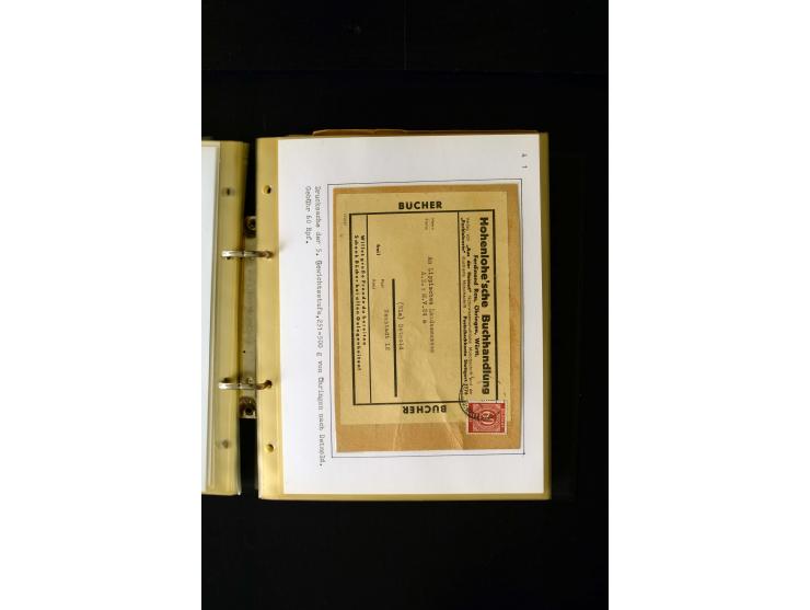 1946/1948, interessante Sammlung mit fast 250 Briefen, Karten und Ganzsachen, dabei einige Februar-Verwendungen mit besseren,