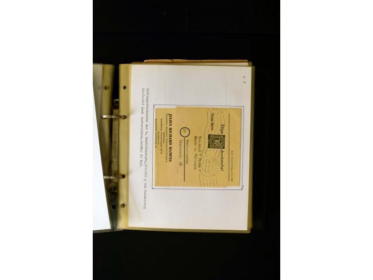1946/1948, interessante Sammlung mit fast 250 Briefen, Karten und Ganzsachen, dabei einige Februar-Verwendungen mit besseren,