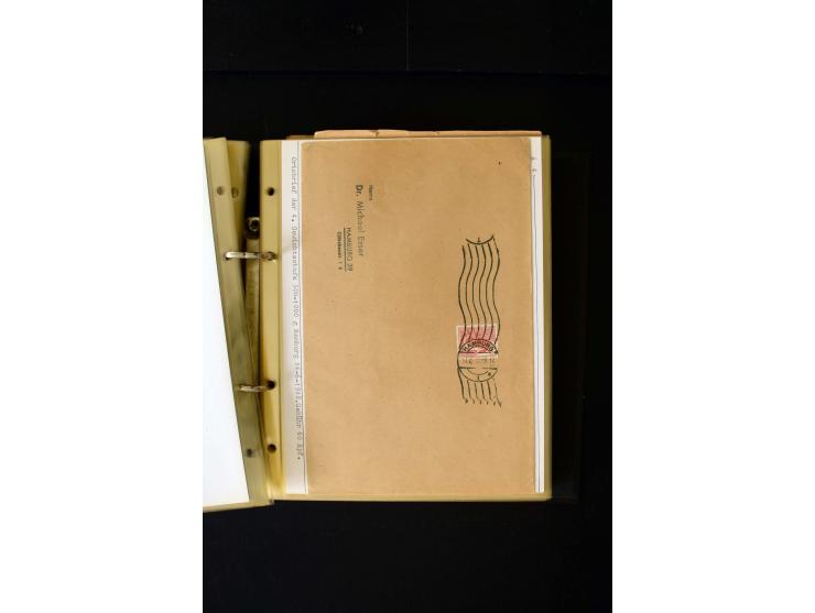 1946/1948, interessante Sammlung mit fast 250 Briefen, Karten und Ganzsachen, dabei einige Februar-Verwendungen mit besseren,