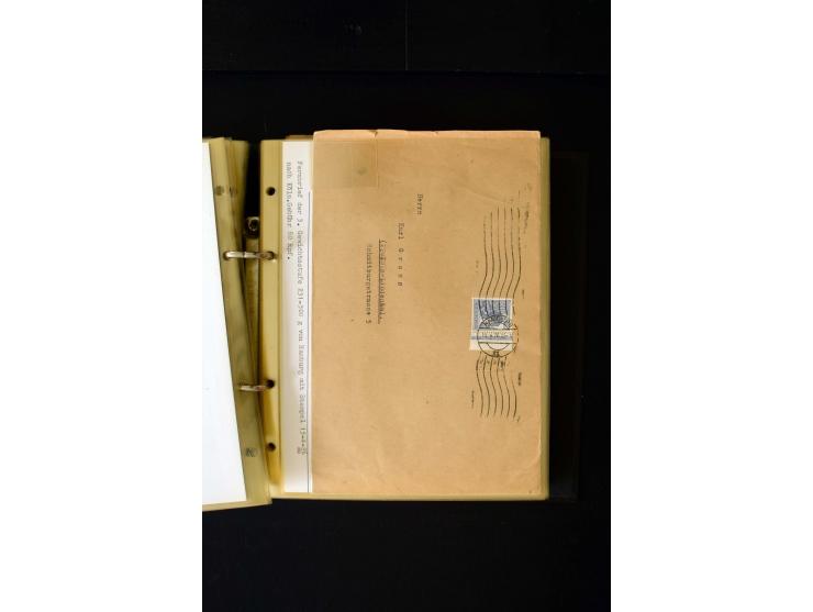 1946/1948, interessante Sammlung mit fast 250 Briefen, Karten und Ganzsachen, dabei einige Februar-Verwendungen mit besseren,