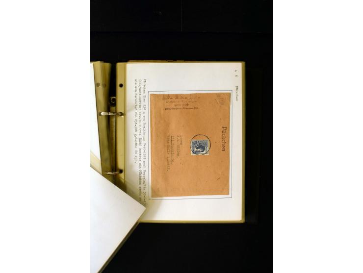 1946/1948, interessante Sammlung mit fast 250 Briefen, Karten und Ganzsachen, dabei einige Februar-Verwendungen mit besseren,